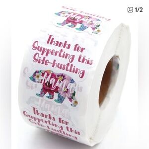 💕5/25💕Thank You Stickers Roll of 50